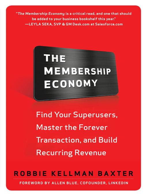 Cover image for The Membership Economy